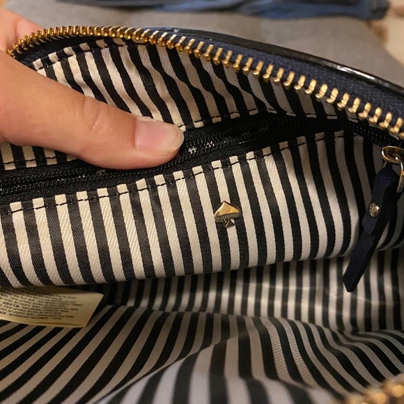 Navy Kate Spade purse - Picture 4 of 9